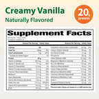 Vitamin Whey Organic Plant-Based Protein Powder Creamy Vanilla - 18 oz - image 2