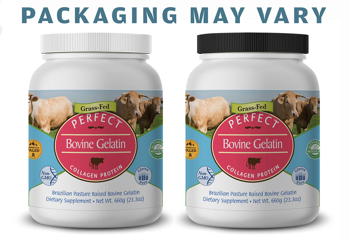 Perfect Supplements Bovine Gelatin Grass Fed Beef Powder - 60 Servings - image 2