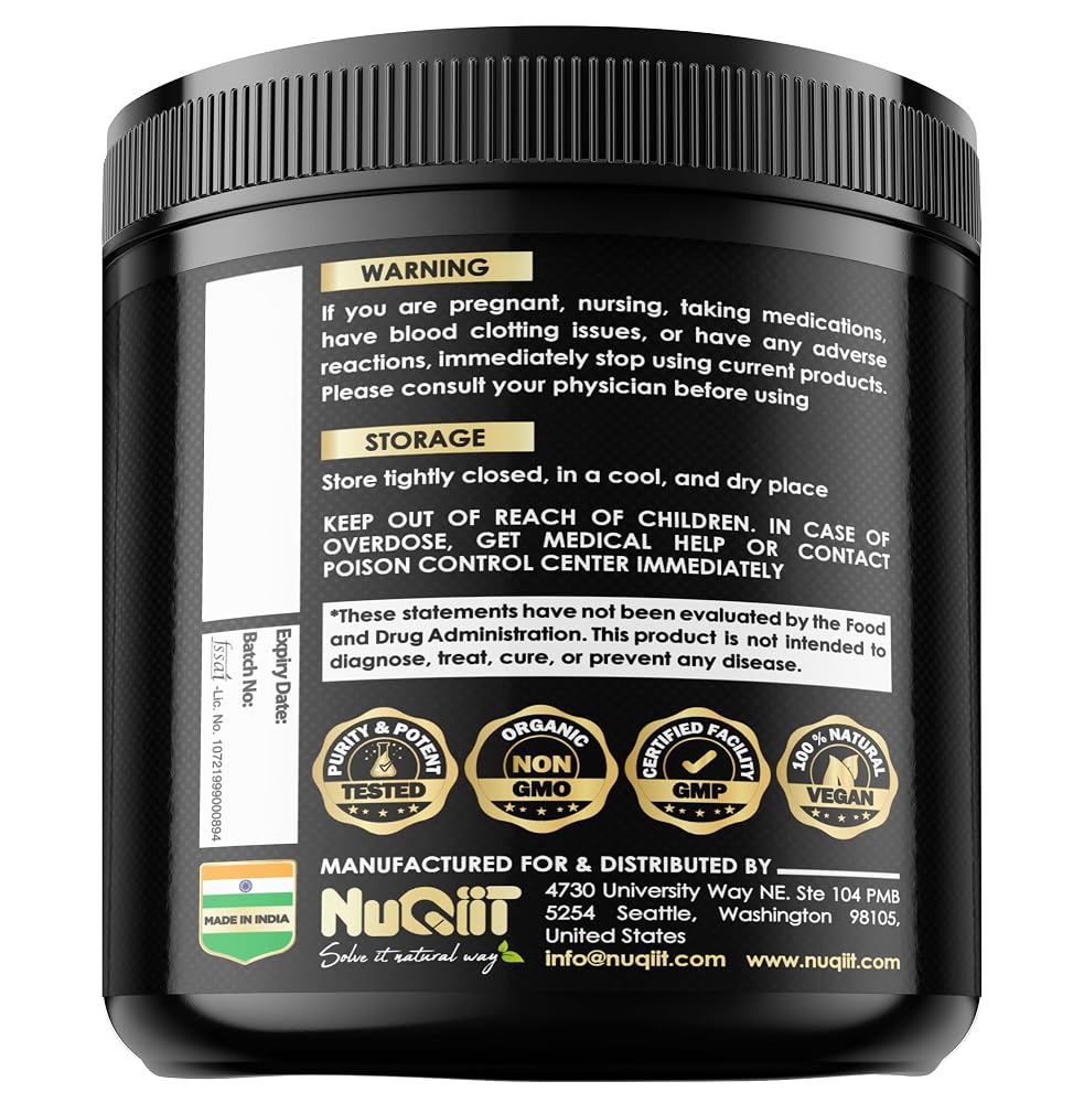 NUQIIT Ashwagandha Capsules with Fenugreek & Ginkgo - 90 Capsules - image 9