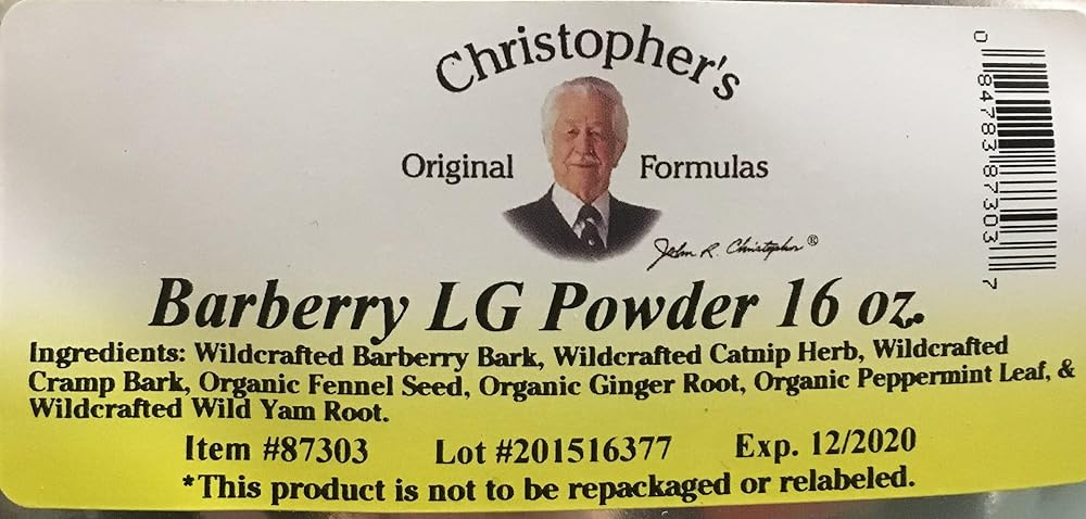Christopher's Original Formulas Barberry Powder - 16 oz - image 2