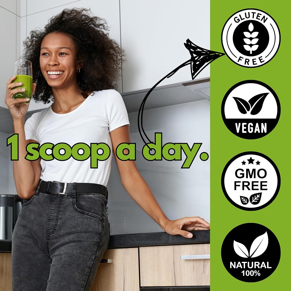 Get Green, Human Daily Greens Superfood Powder - 30 Servings - image 3