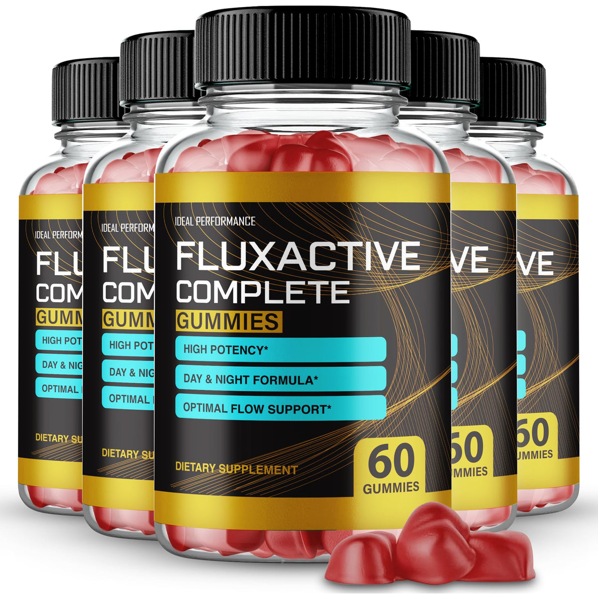 IDEAL PERFORMANCE Fluxactive Complete Gummies Max Strength - 300 Gummies