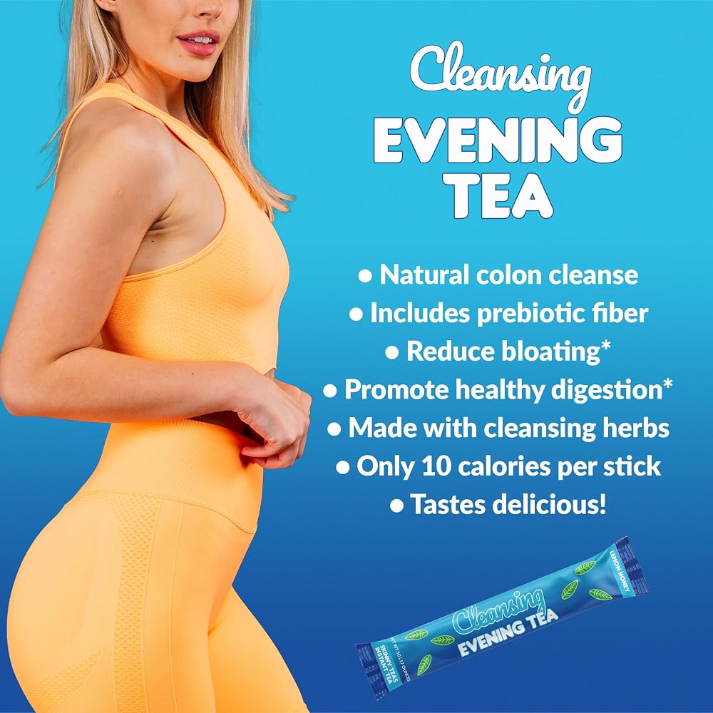 SkinnyBoost Cleansing Evening Tea Sticks Lemon Honey - 14 oz - image 4