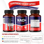 AUMETO Advanced NAD+ 8-in-1 with Trans-Resveratrol - 90 Capsules - image 9