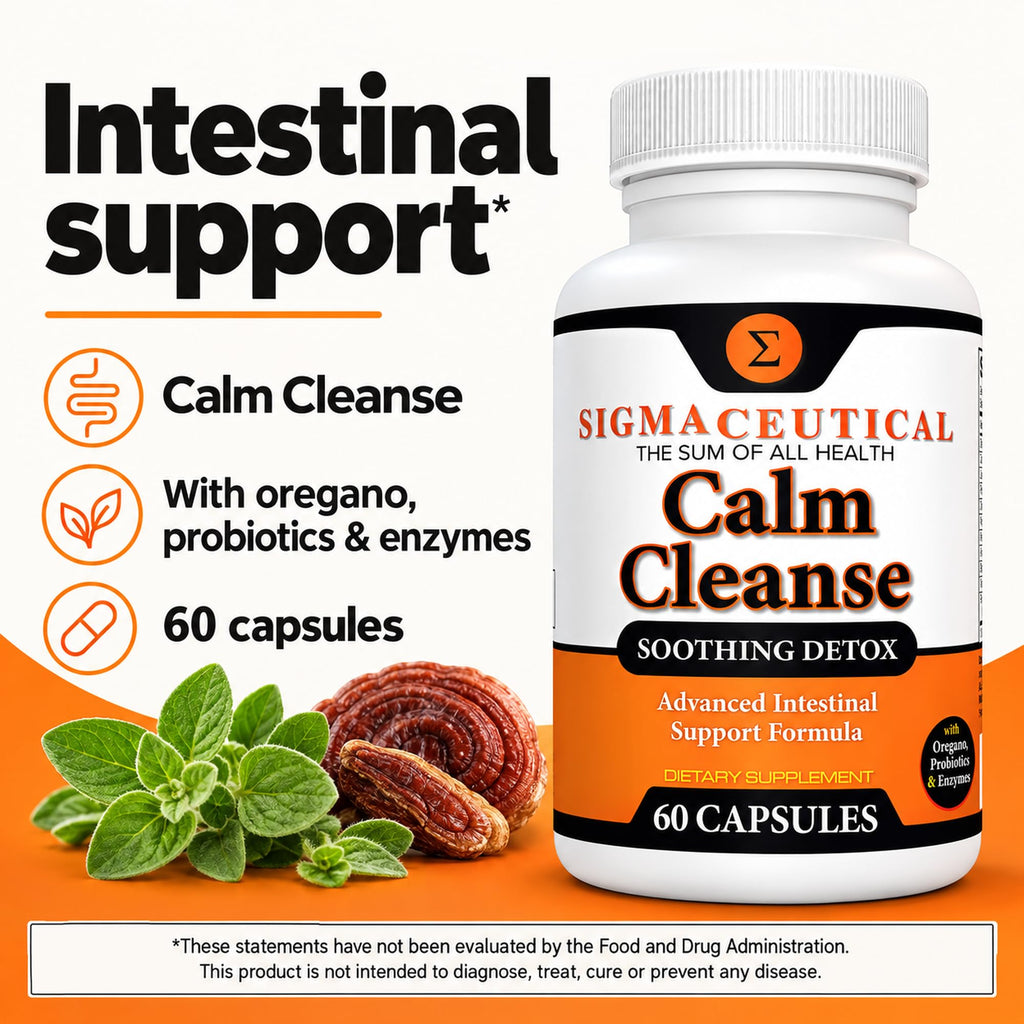 Sigmaceutical Calm Cleanse Detox Support - 60 Capsules - image 2
