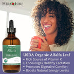 Herb Lore Organic Alfalfa Leaf Tincture