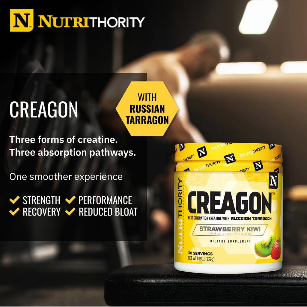 Nutrithority - Creagon, Advanced Creatine Powder Complex (30 Servings)