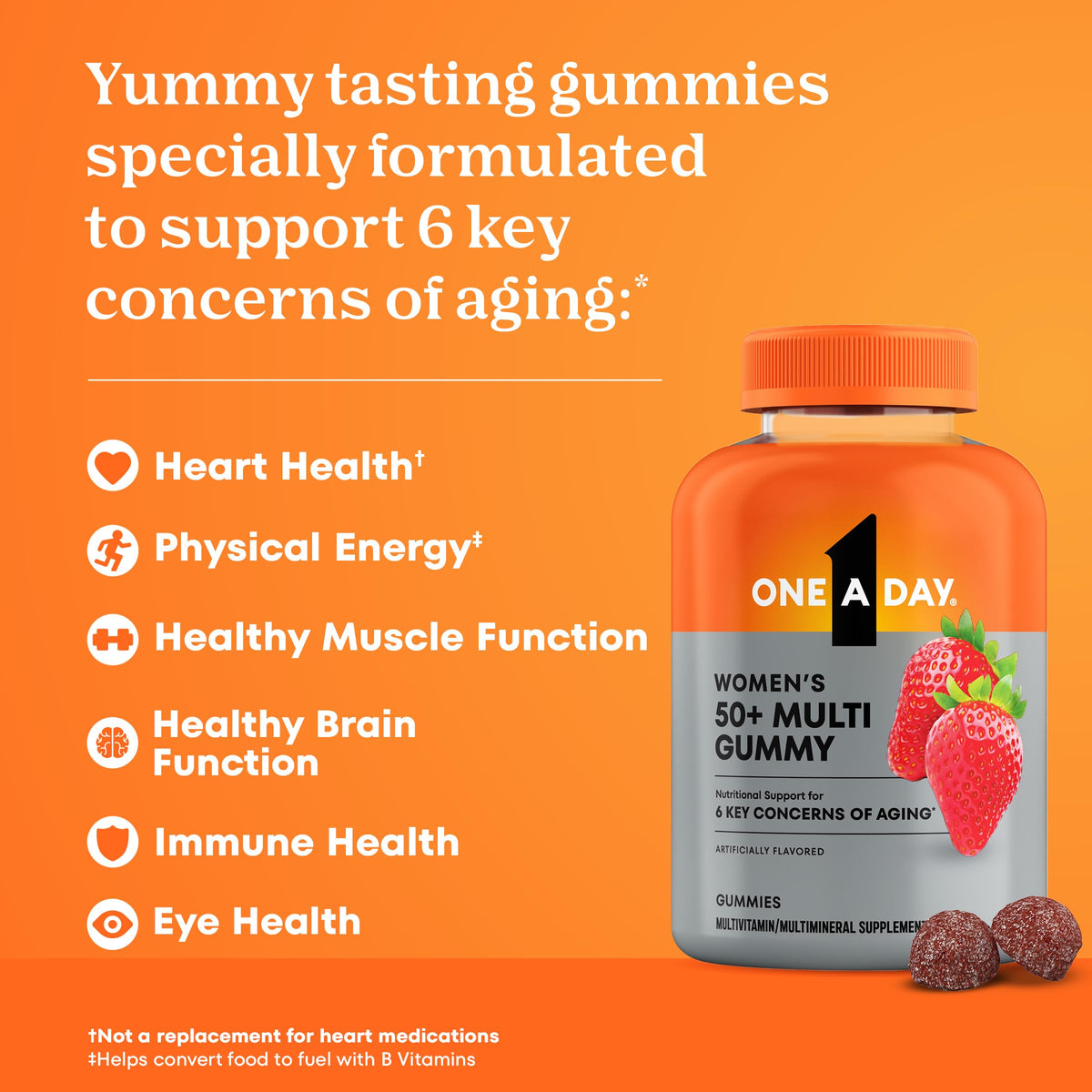 One A Day Multivitamin for Women 50+ - 110 Gummies - image 2