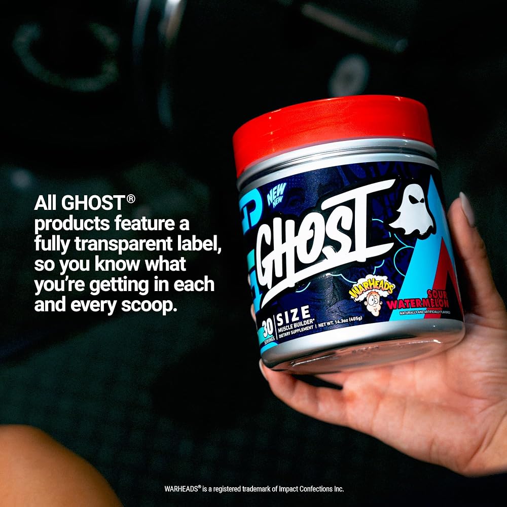 GHOST Size Muscle Builder Dietary Supplement with Creatine