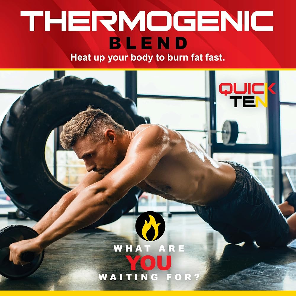 Quick Ten Ultra Powerful Diet Pills Thermogenic Fat Burner - 1 Count - image 5