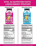 VITAL 4U Liquid Energy Shot Coffee & Chocolate Cherry - 24 ct - image 3