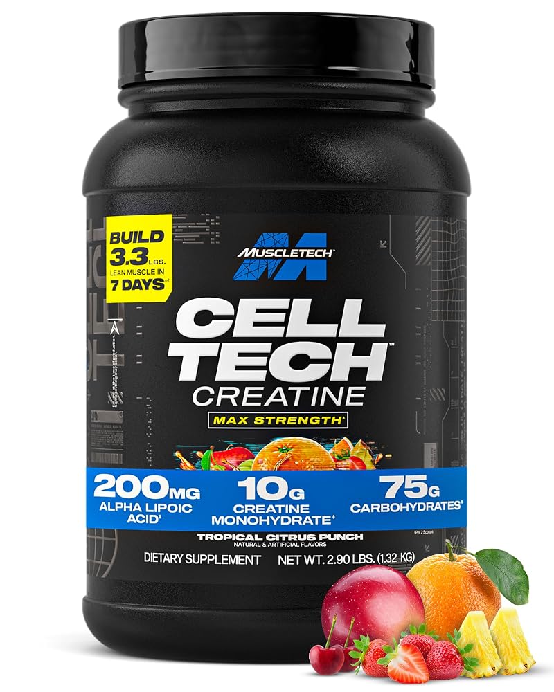 MuscleTech Cell-Tech Creatine Monohydrate Powder - 3 LB