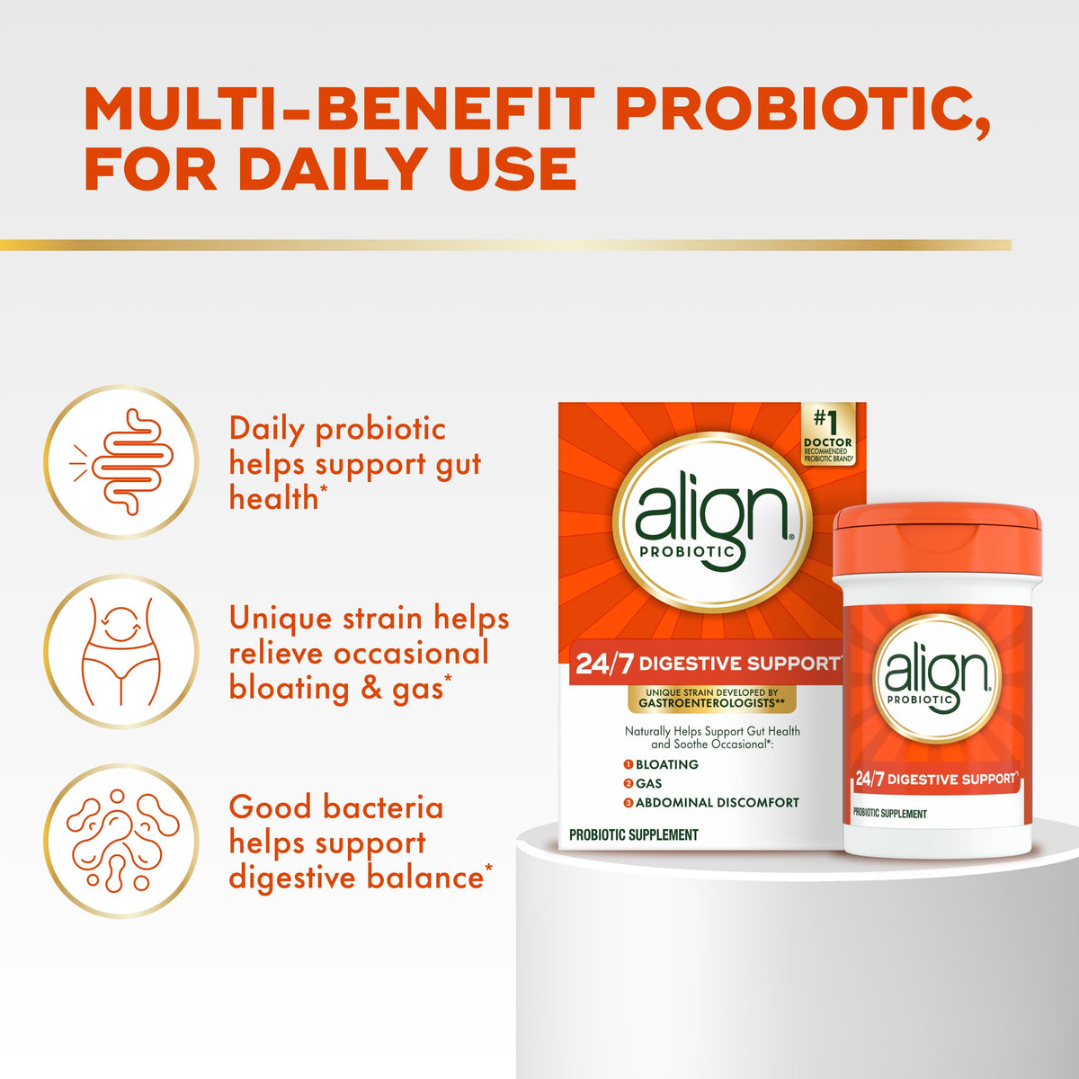 Align Probiotic Digestive Support - 56 Capsules - image 2