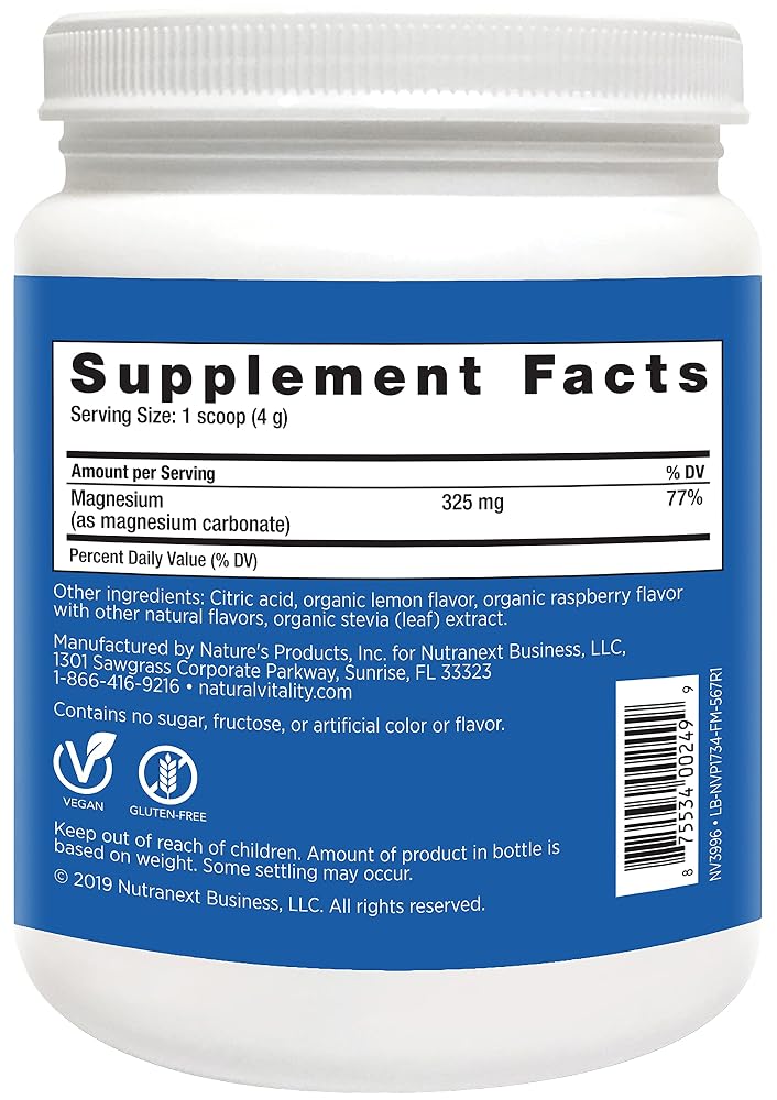 Natural Vitality Calm Magnesium Powder Stress Relief - 20 oz - image 9