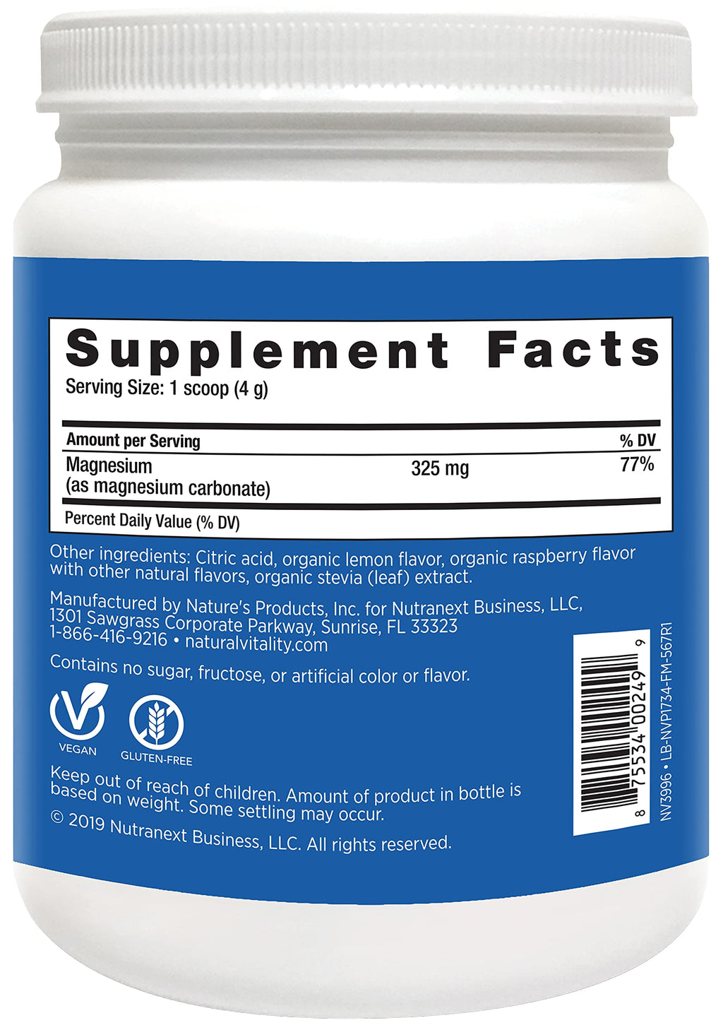 Natural Vitality Calm Magnesium Powder Stress Relief - 20 oz - image 9
