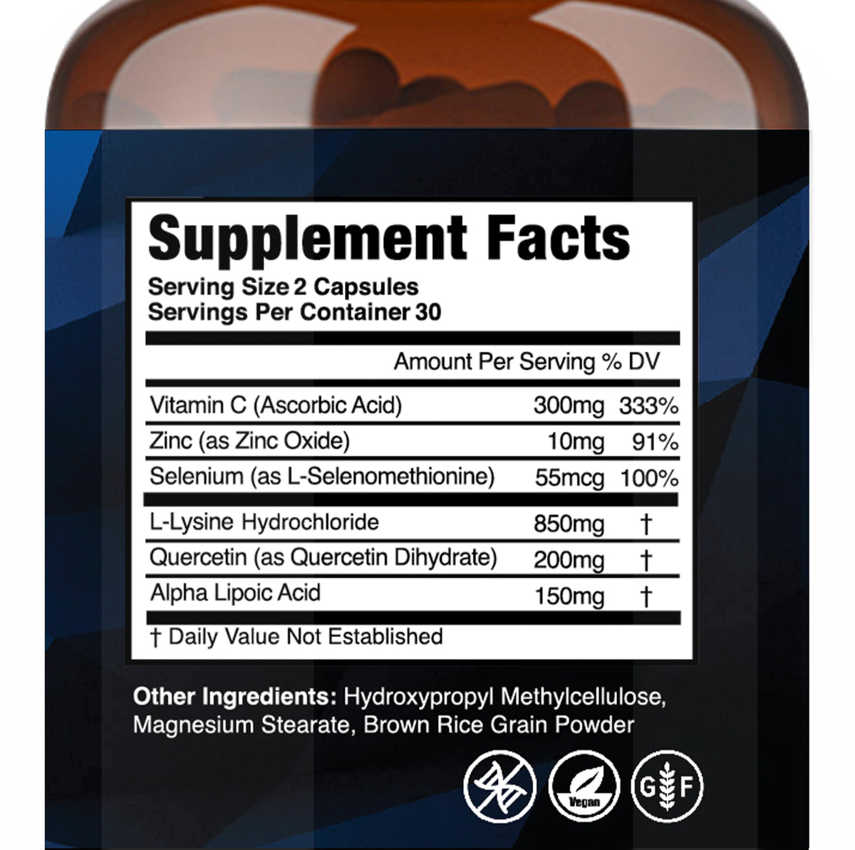 Cold Sore Shield Daily Cold Sore Supplement - 60 Capsules - image 2