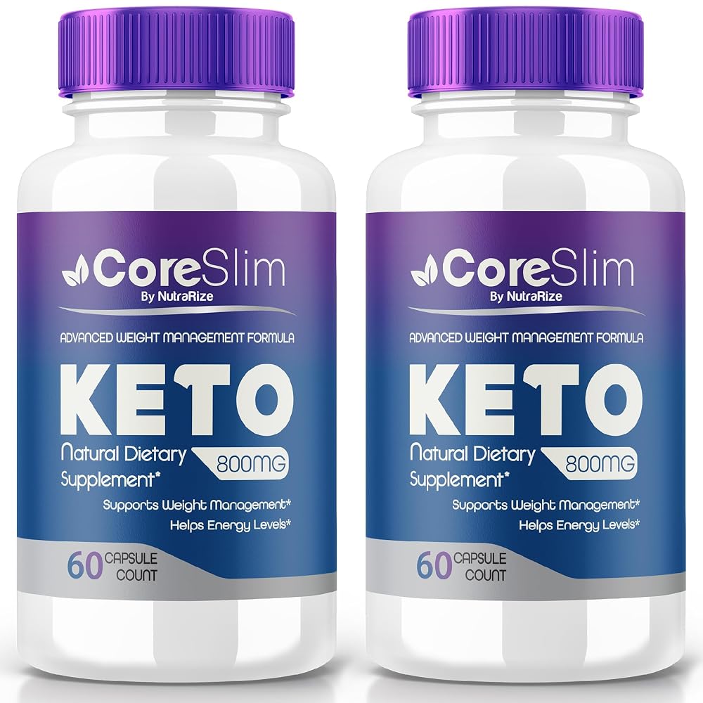 NutraRize Core Slim Capsules Keto Supplement - 120 Capsules