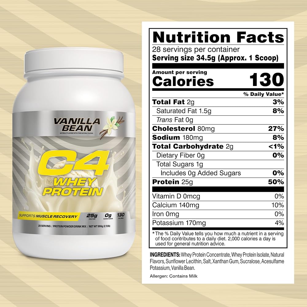 C4 Whey Protein Powder
