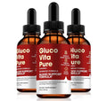 NutraRize GlucoVita Pure Extract Drops for Circulation Support - 3 Pack
