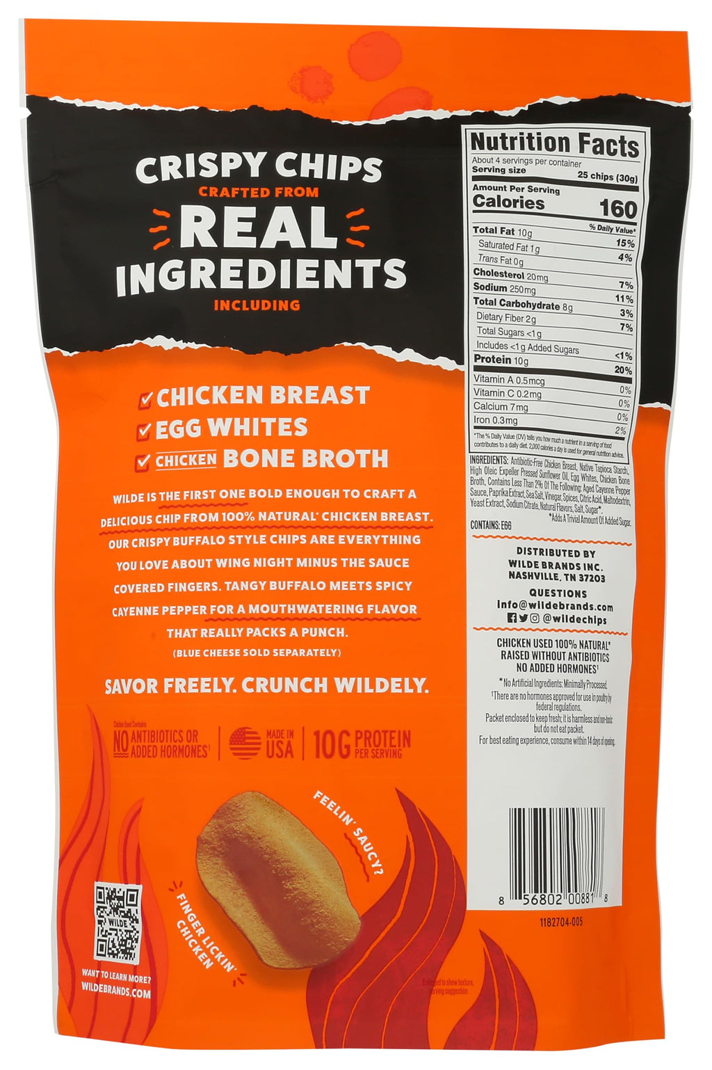 Wilde Chips Buffalo Style Protein Chips - 4 oz - image 2