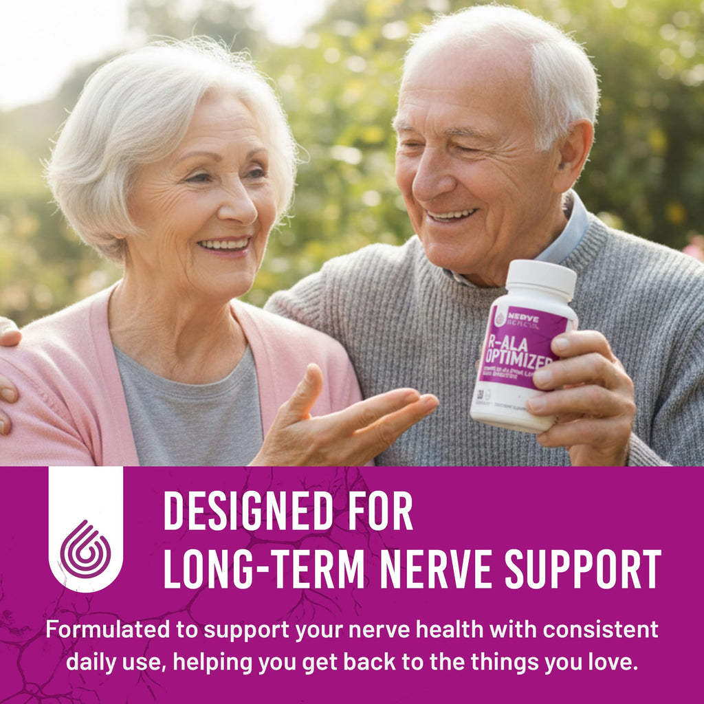 NERVE RENEW Optimizer Nerve Support R-Alpha Lipoic Acid - 30 Capsules - image 4