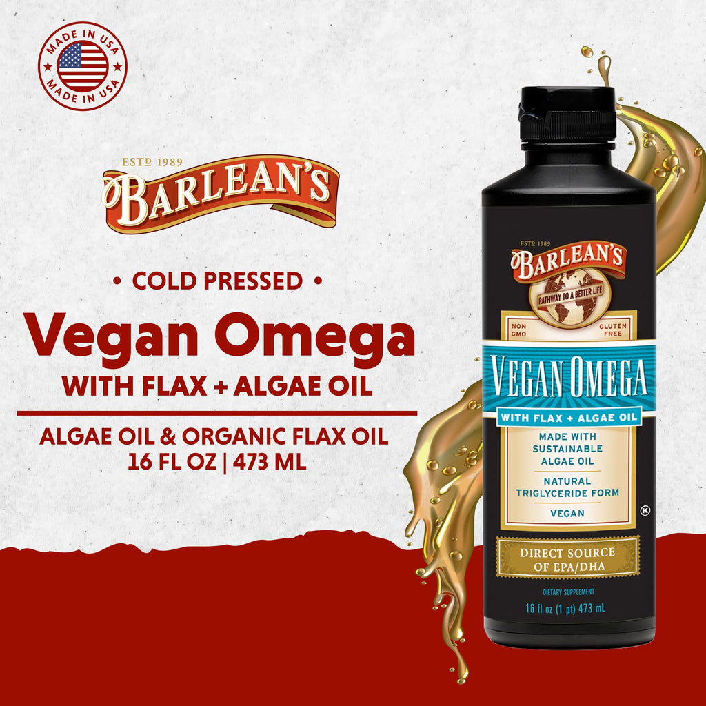 Barlean's Vegan Omega Flax and Algae Oil - 16 Fl Oz - image 3