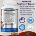 YUMMYVITE Lung Support Supplement for Clear Lungs - 60 Capsules - image 2