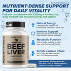 MaxLife Naturals Grass Fed Beef Liver Capsules 3200mg - 120 Count - image 2