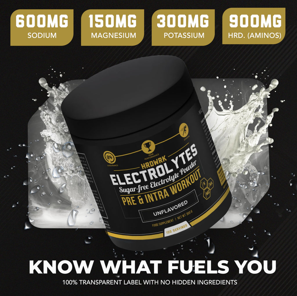 MMA Nutrition HRDWRK Electrolytes Powder with Magnesium