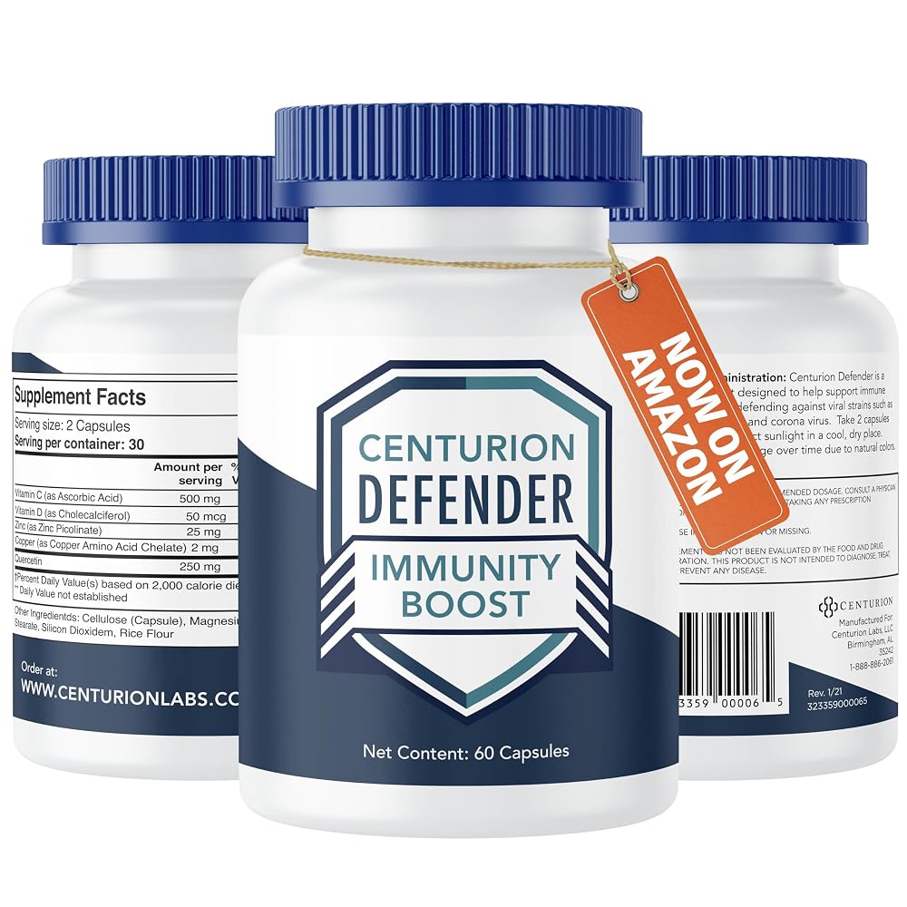 Centurion Health Defender Immunity Boost 5-in-1 - 60 Capsules