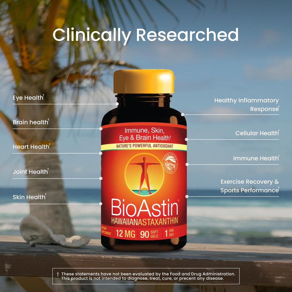 Nutrex Hawaii BioAstin Hawaiian Astaxanthin 12mg - 90 Softgels - image 3