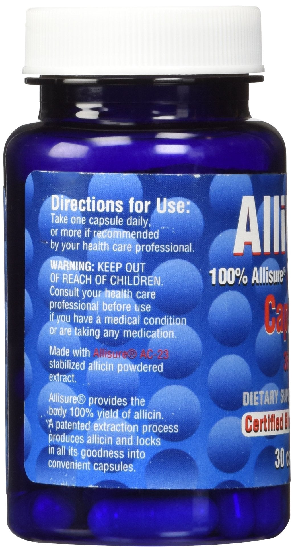 ALLIMAX AlliUltra 360mg Stabilized Allicin Garlic Supplement - 30 Capsules - image 4
