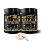 Peacock Max Keto Multi Collagen Peptides Protein Powder - 32.4 oz