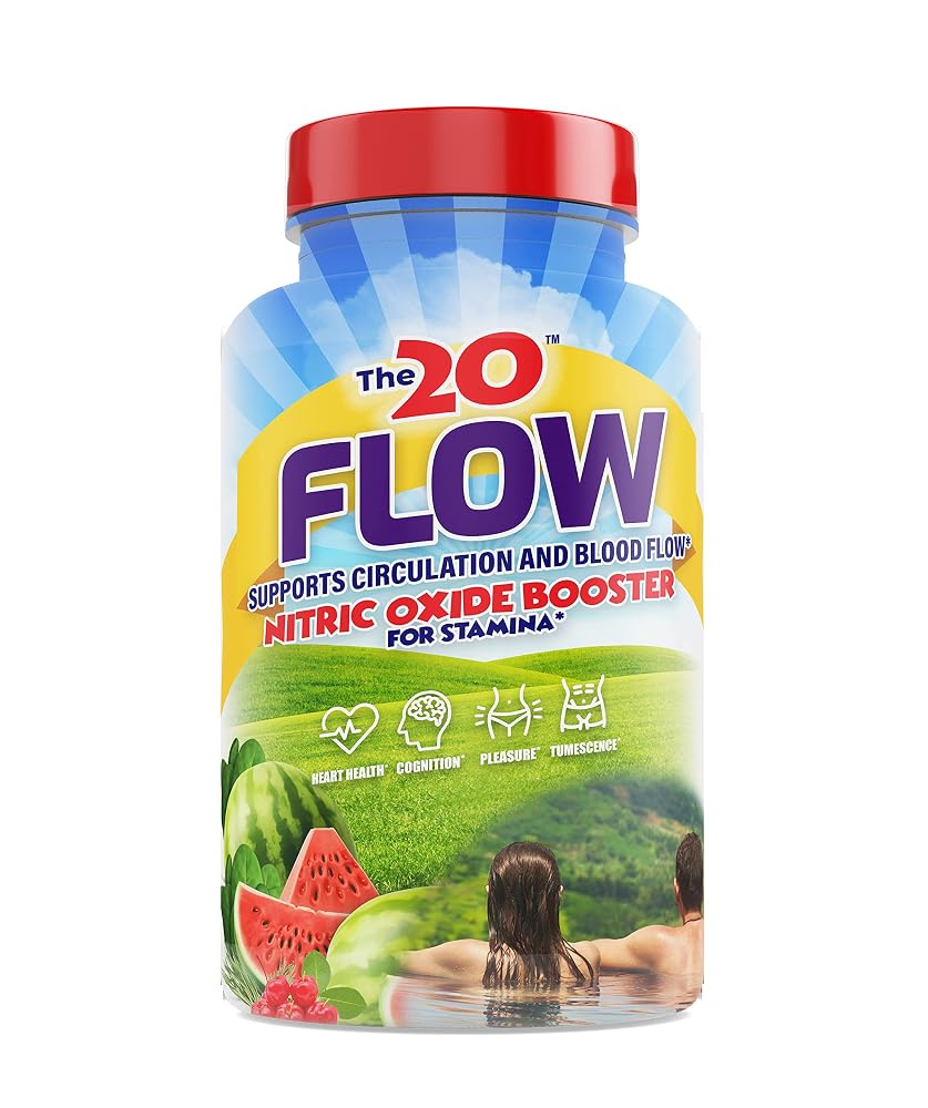 The20 Flow Nitric Oxide Supplement - 60 Capsules