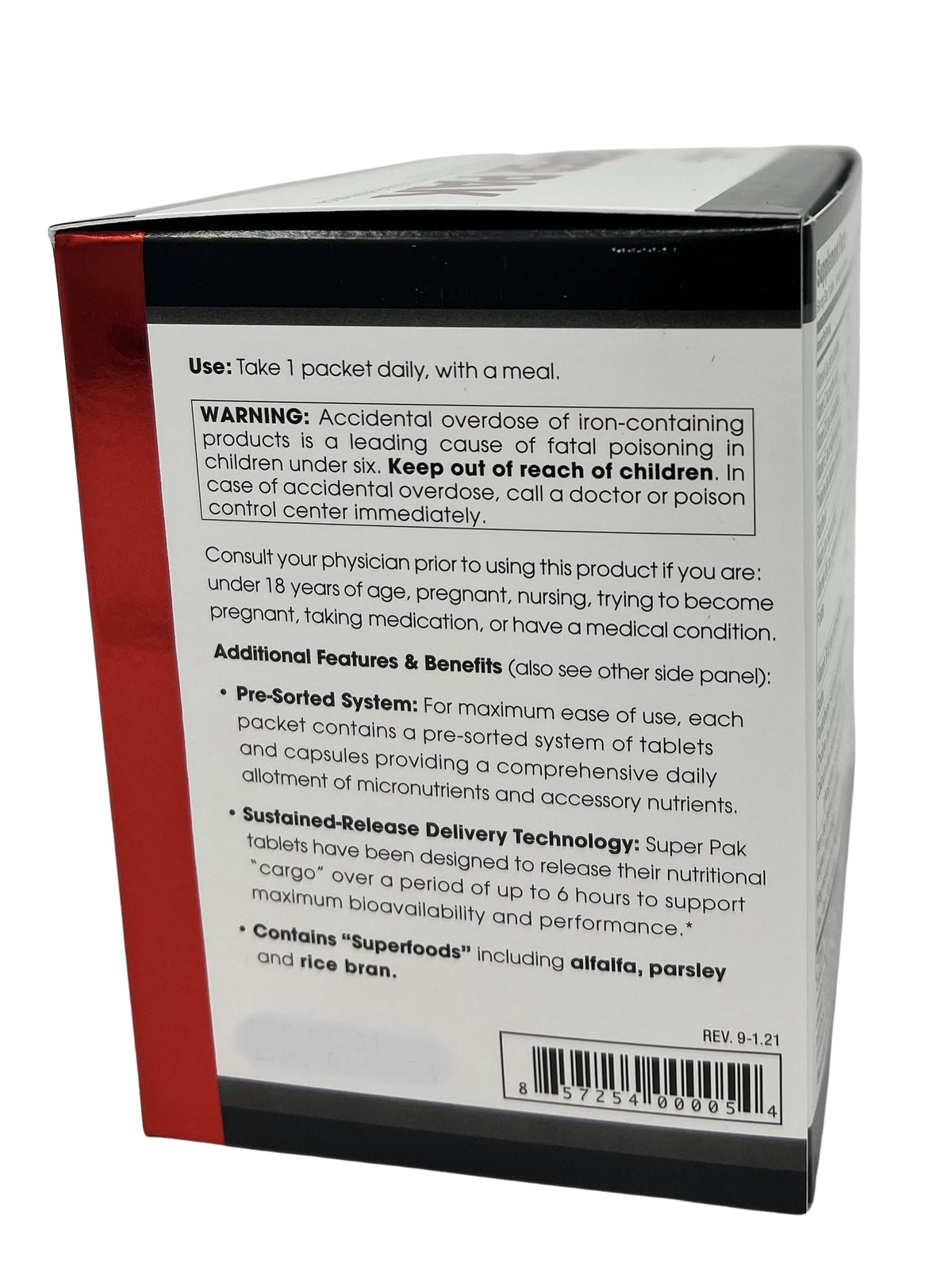 Beverly International Super Pak High-Potency Daily Multivitamin - 30 Packs - image 4