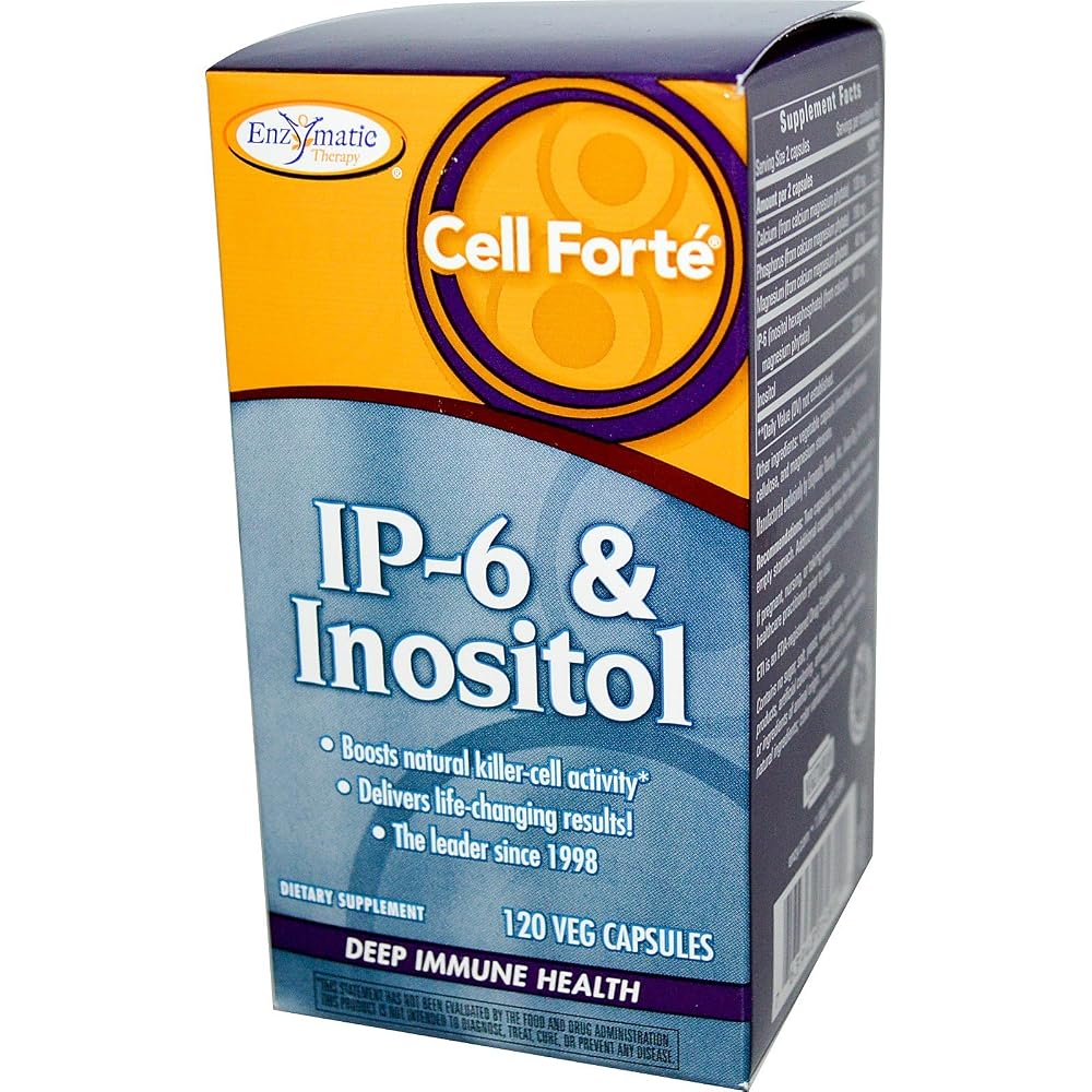 Enzymatic Therapy Cell Forte IP-6 Inositol - 120 Vegetarian Capsules