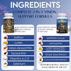 Vision Max 20/20 Eye Support with Lutein & Saffron - 120 Capsules - image 5