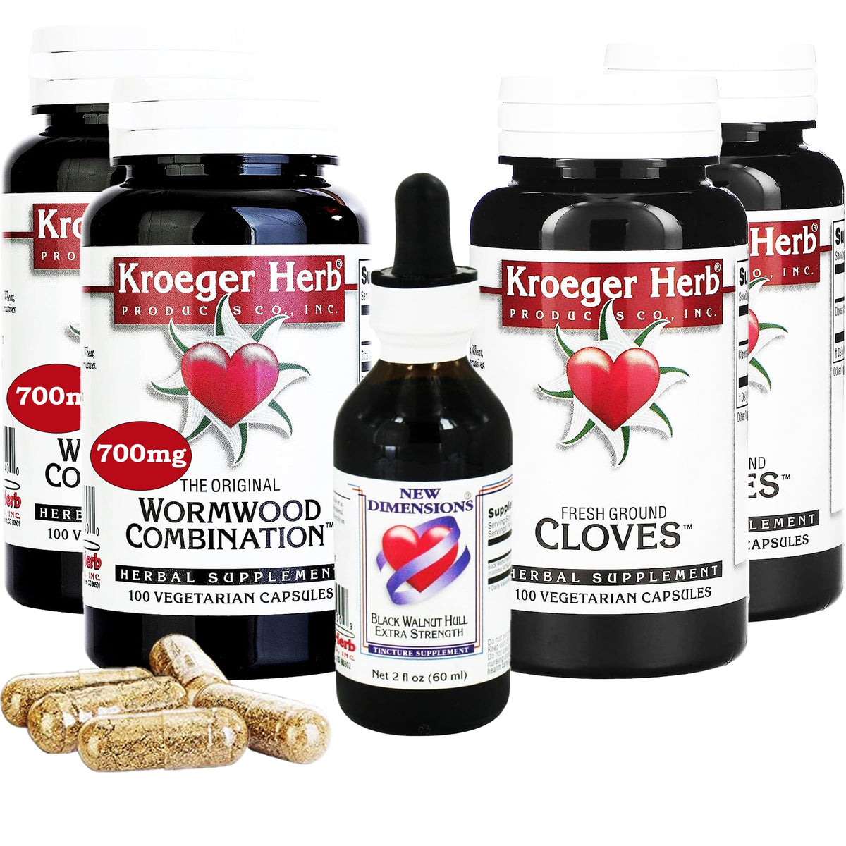 Kroeger Herb Products Wormwood Herb Supplement Kit - 1 Pack - image 4