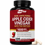 NutriFlair Apple Cider Vinegar Capsules with Mother 1600mg - 120 Capsules