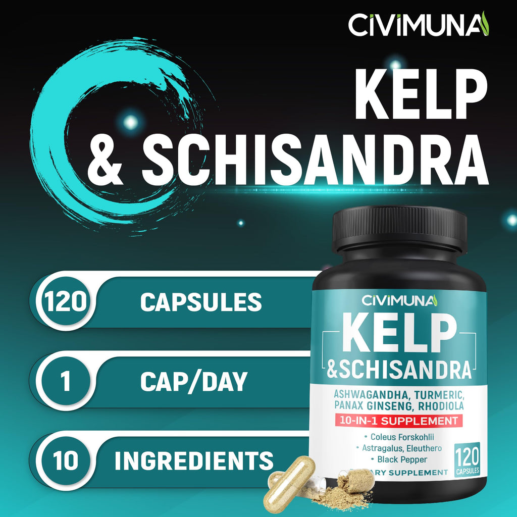 CIVIMUNA Kelp Extract Capsules - 120 Capsules - image 2
