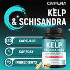 CIVIMUNA Kelp Extract Capsules - 120 Capsules - image 2