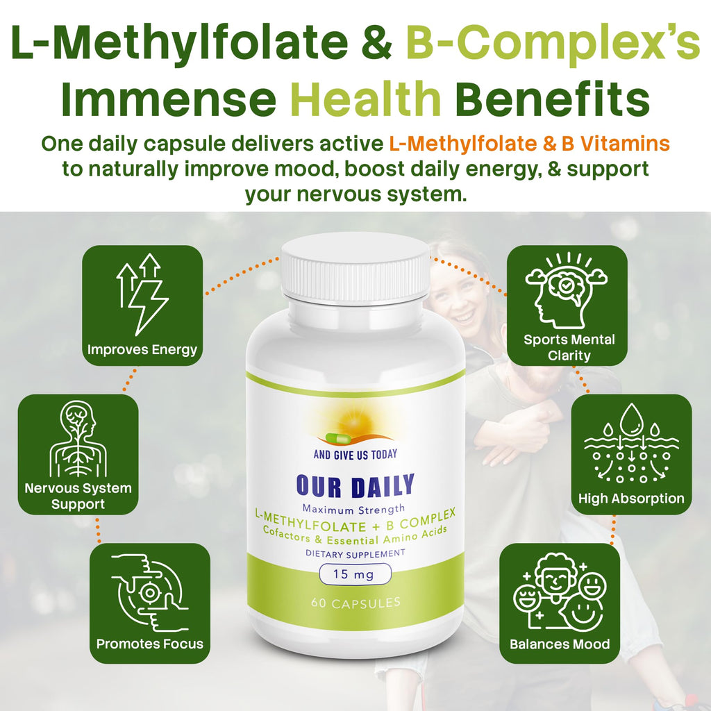 AND GIVE US TODAY OUR DAILY Our Daily Vites L-Methylfolate B Complex
