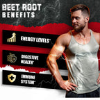 BMVINVOL Beet Root Capsules with Green Tea & Ginseng - 90 Capsules - image 5