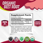 Toplux Organic Beet Root Powder Tablets 2040mg - 90 Tablets - image 2