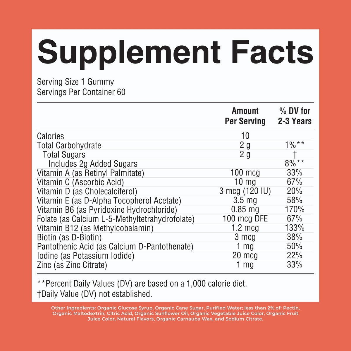MARYRUTH'S Organic Toddler Multivitamin Gummies - 60 Count - image 9