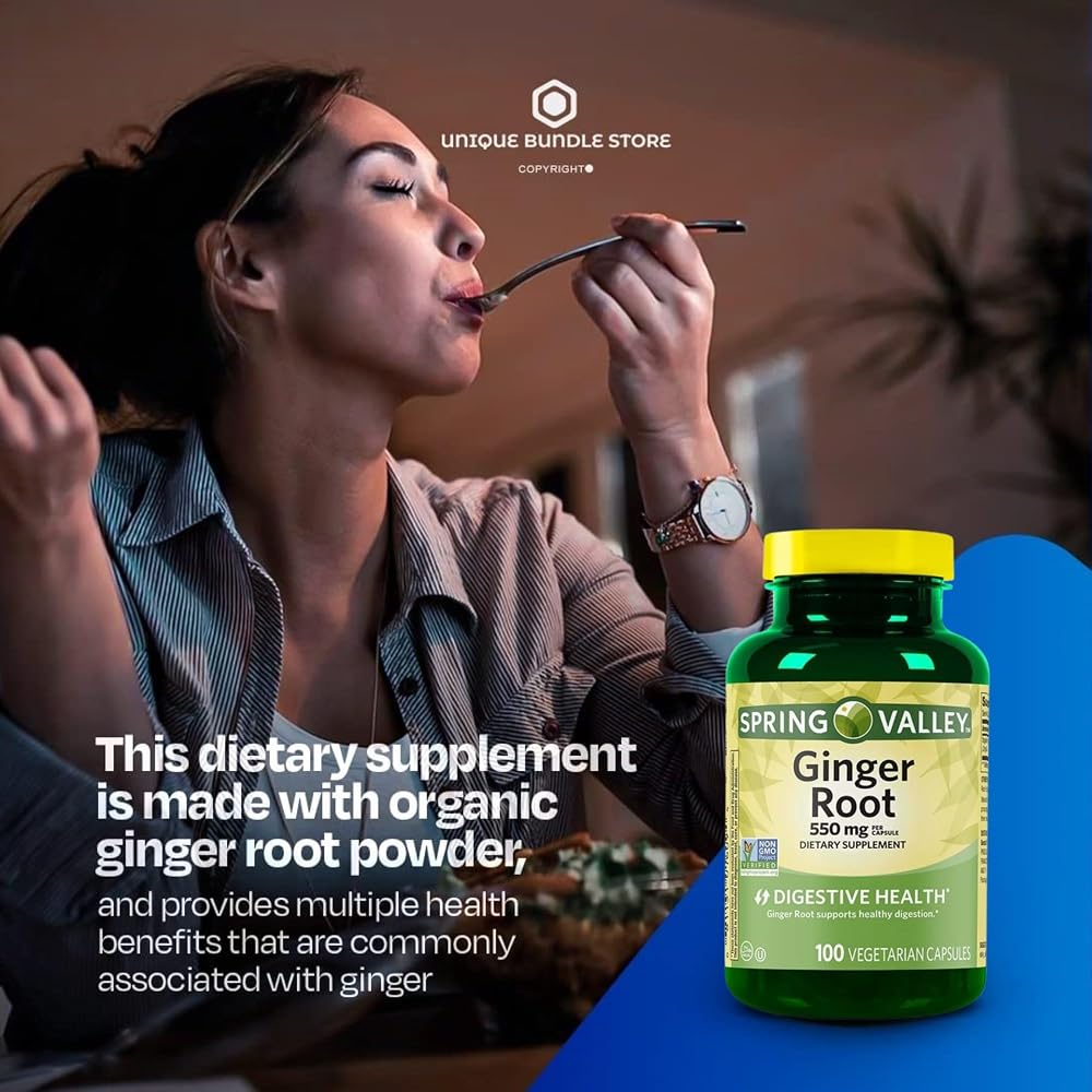 Unique Bundle Store Ginger Root 550mg