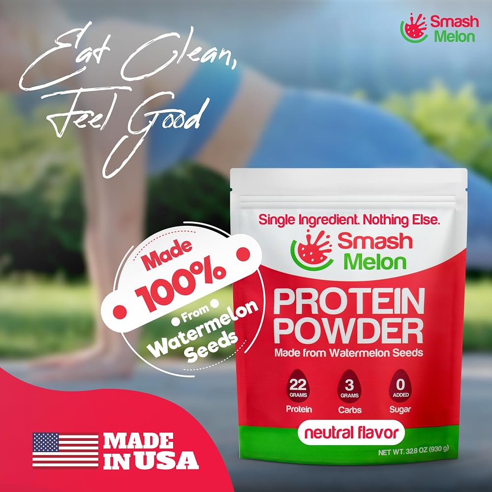 Smash Melon Watermelon Seed Protein Powder - 2.05 lb - image 4