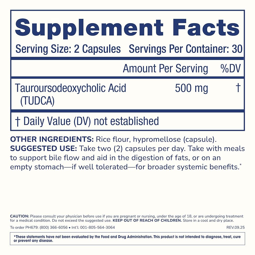 ProHealth Pure TUDCA 500 mg Liver Support - 60 Capsules - image 6