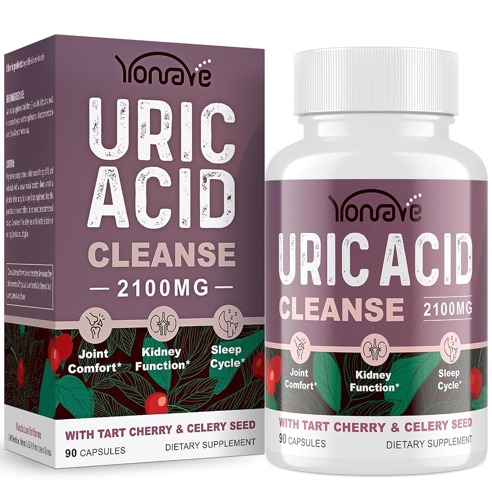 Yonrave Uric Acid Cleanse & Detox with Tart Cherry