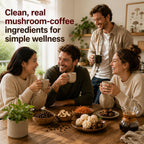 ECO-TASTE Mushroom Coffee, Instant Coffee with Magic Mushrooms